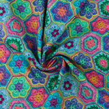 Northcott - Printed Cotton - TOPSY TURTLES - 007 - Multicolor