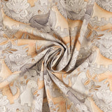 Blank - Printed Cotton - ROCK OF AGES - 002 - Grey