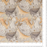 Blank - Printed Cotton - ROCK OF AGES - 002 - Grey