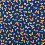 Studio E - Coton imprimé - <GARDEN PARK> - 003 - Bleu Foncé