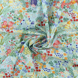 Studio E - Coton imprimé - <GARDEN PARK> - 004 - Bleu Pâle