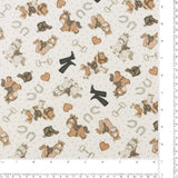 Henry Glass - Printed Cotton - TINY TROTS - 003 - Offwhite