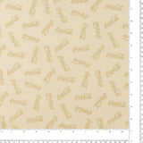 Northcott - Licensed Printed Cotton - COCA-COLA - 007 - Cream