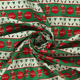 Northcott - Licensed Printed Cotton - COCA-COLA - 011 - Green