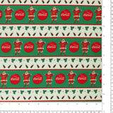 Northcott - Licensed Printed Cotton - COCA-COLA - 011 - Green