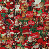 Northcott - Licensed Printed Cotton - COCA-COLA - 012 - Red