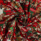 Northcott - Licensed Printed Cotton - COCA-COLA - 012 - Red