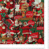 Northcott - Licensed Printed Cotton - COCA-COLA - 012 - Red