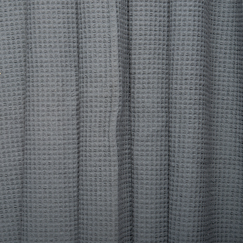 Waffle with Terry Backing  - Grey