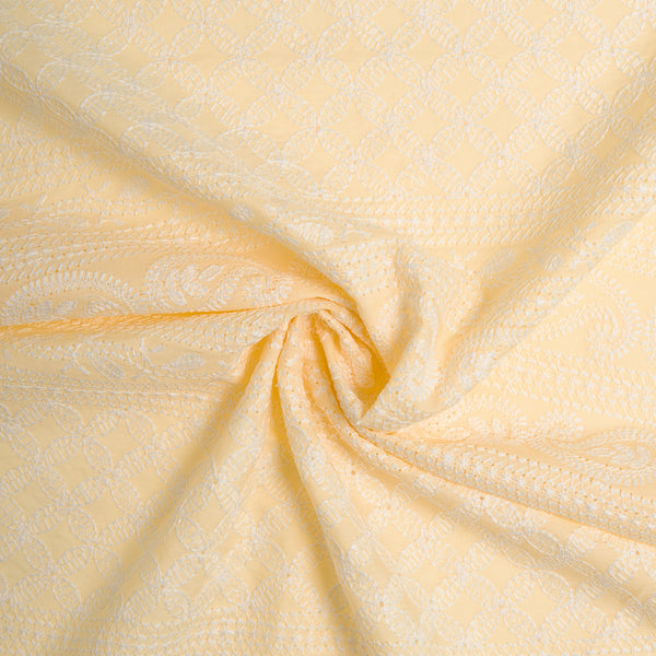 Fashion Embroidery - MARGARET - Light Yellow