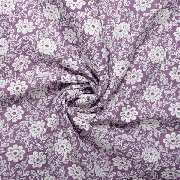 Fashion Embroidery - MARGARET - Purple