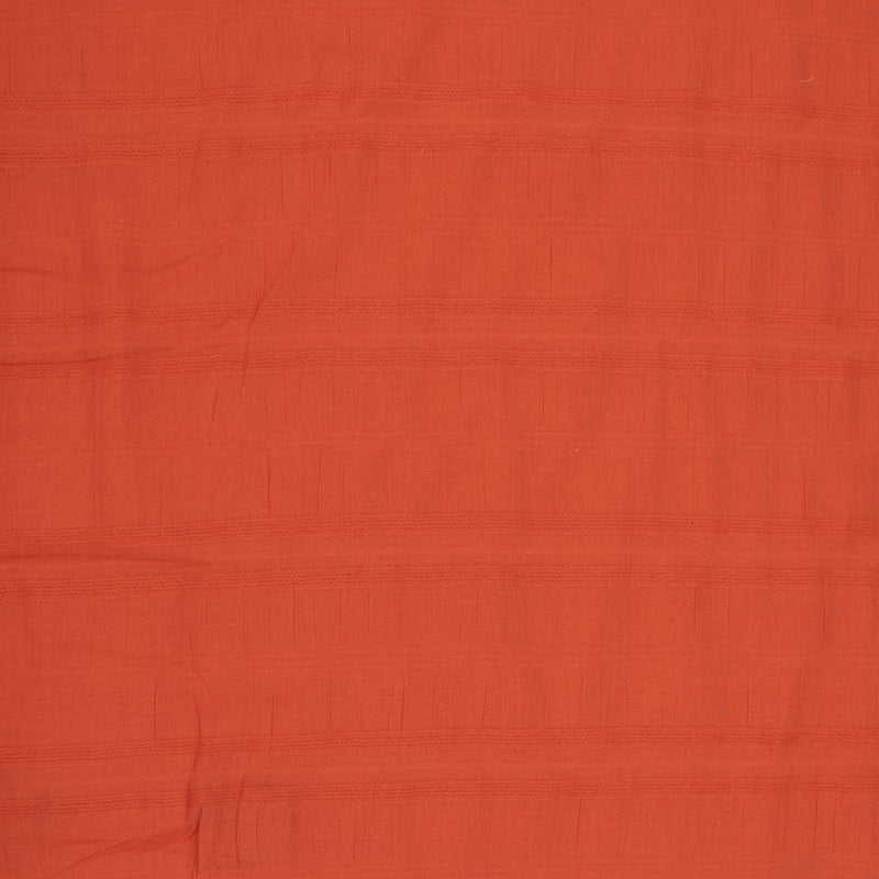 Striped Jacquard Cotton - ISABEL - Vermilion