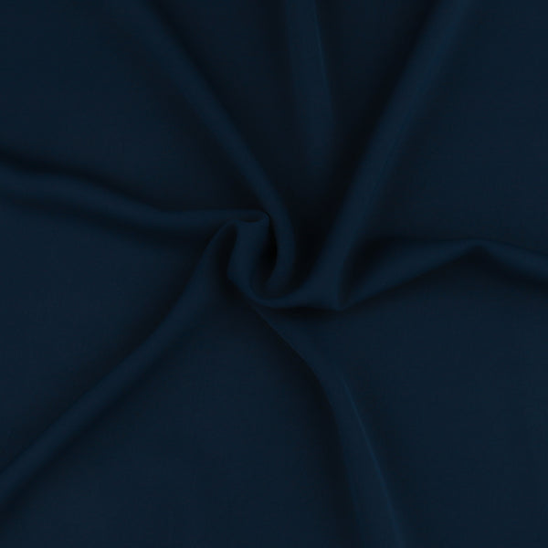 European Sample Collection - Light Weight Textured Polyester - 025 - Navy