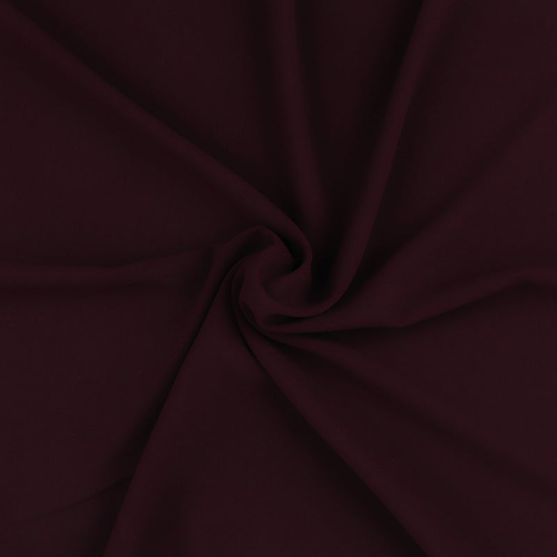 European Sample Collection - Light Weight Textured Polyester - 027 - Wine