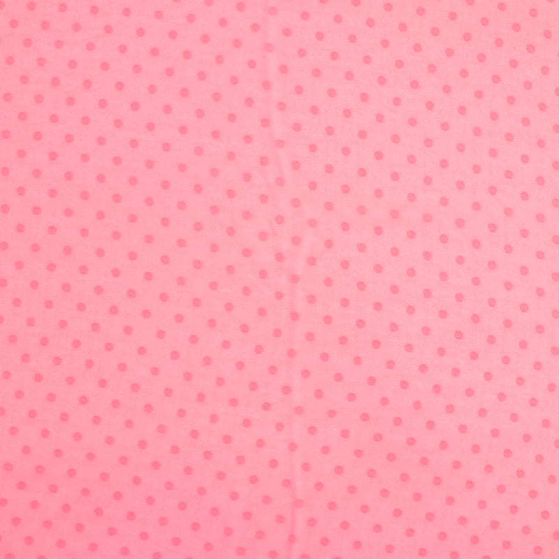 Chiffon with Dot - ROSY - Hot Pink
