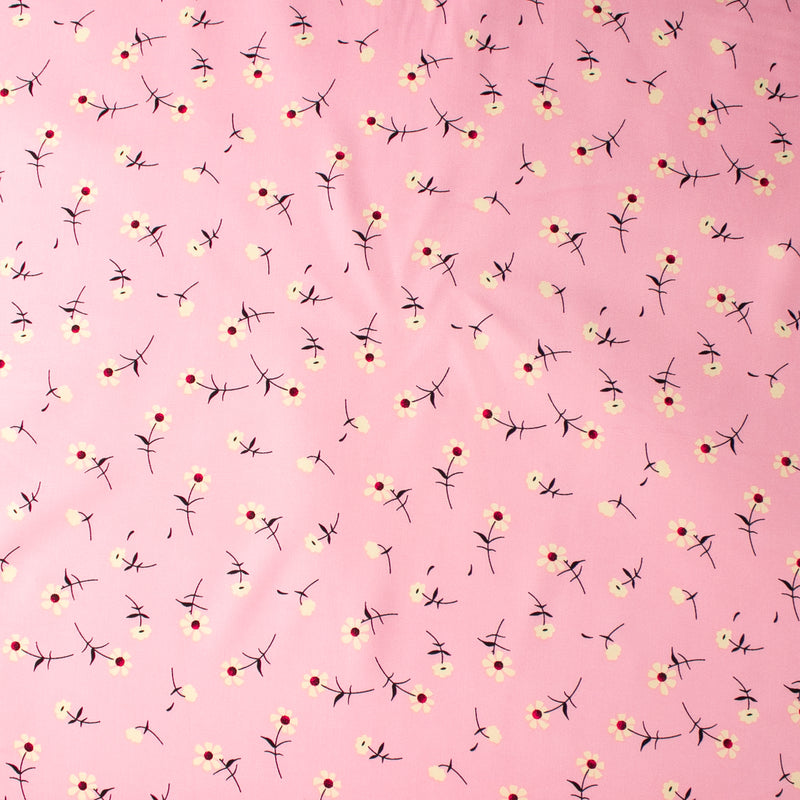 Printed Rayon Poplin - TIFFANY - 042 - Pink