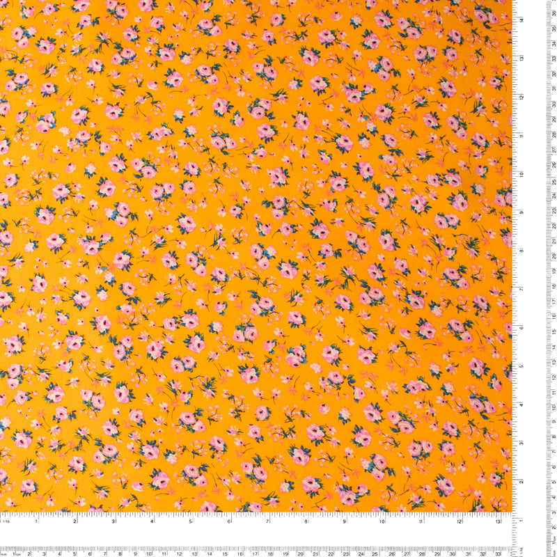 Printed Rayon Poplin - TIFFANY - 046 - Yellow