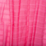 Striped Rayon Jacquard - COSTA - Hot Pink