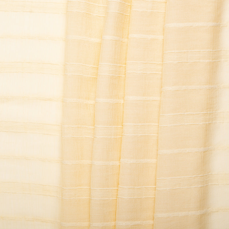 Striped Rayon Jacquard - COSTA - Ivory