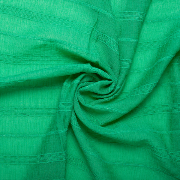 Striped Rayon Jacquard - COSTA - Green