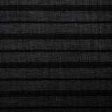 Striped Rayon Jacquard - COSTA - Black