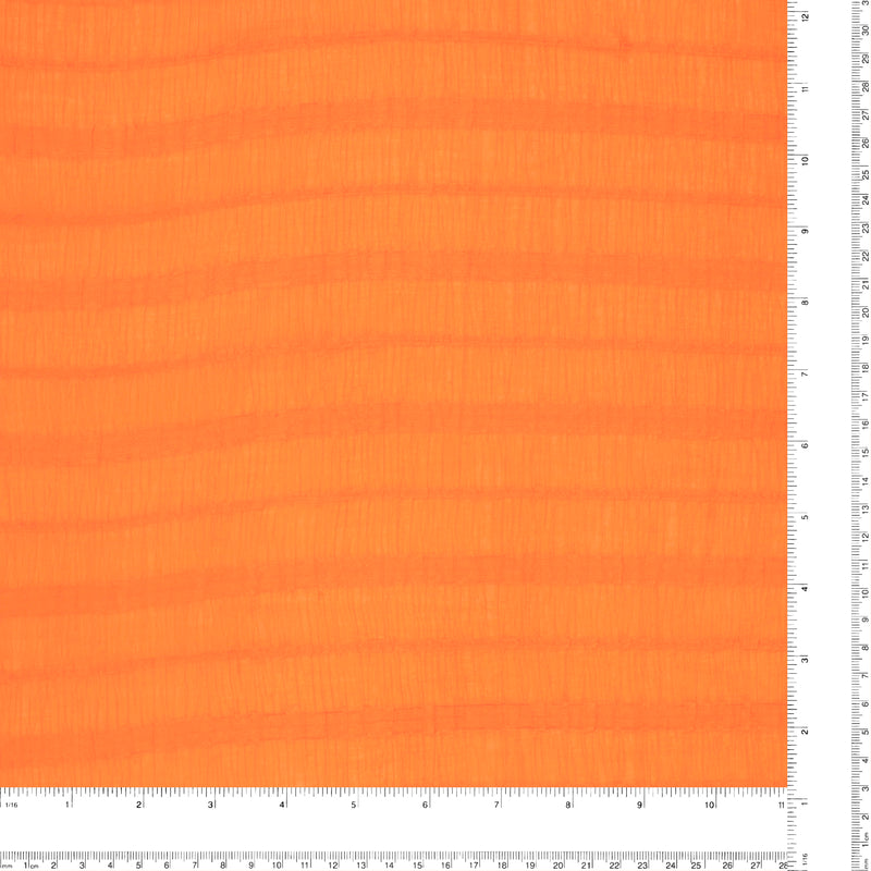Striped Rayon Jacquard - COSTA - Orange