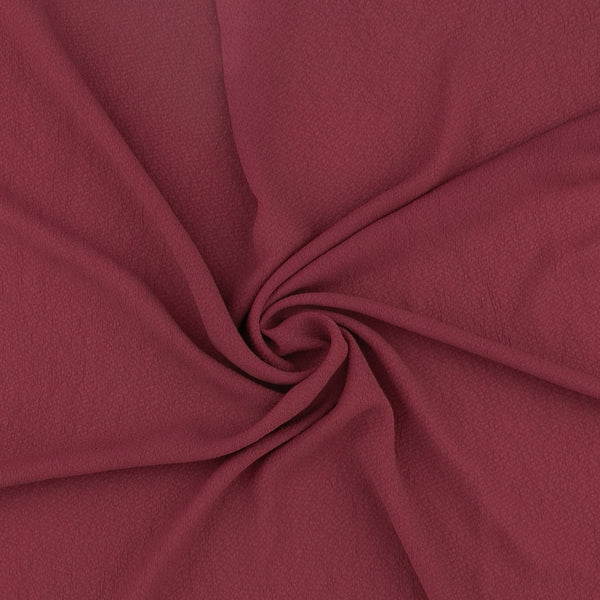 Crinkled Polyester - MILA - 003 - Burgundy