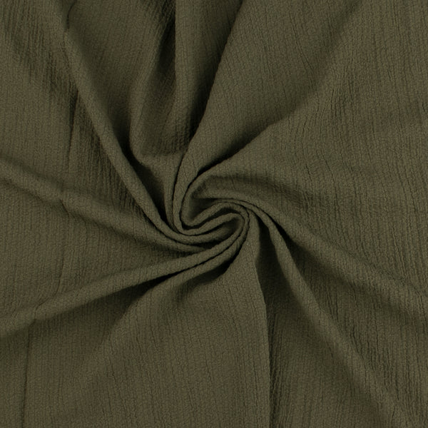 Crinkled Polyester - MILA - 006 - Khaki