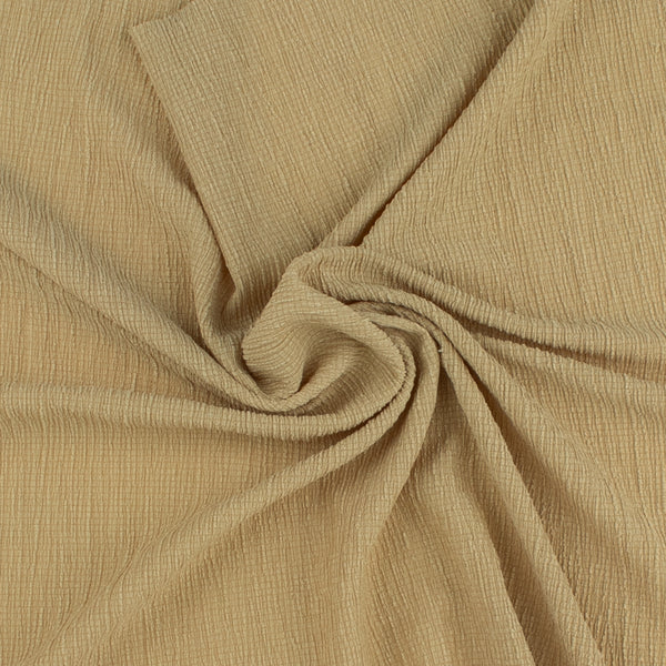 Crinkled Polyester - MILA - 008 - Sand