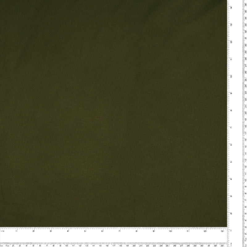 Tricot Coton et Spandex - ANISA - 007 - Vert Armée
