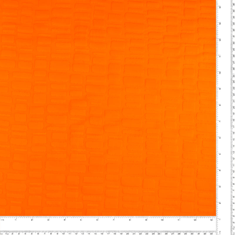 Bathing Suit Jacquard Knit - 007 - Fluo Orange