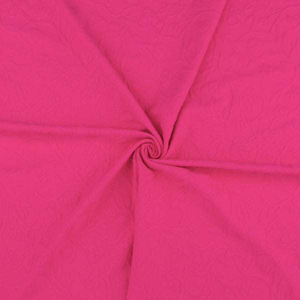 Bathing Suit Jacquard Knit - 008 - Hot Pink