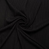 Rib Knit - OLLIE - 007 - Black