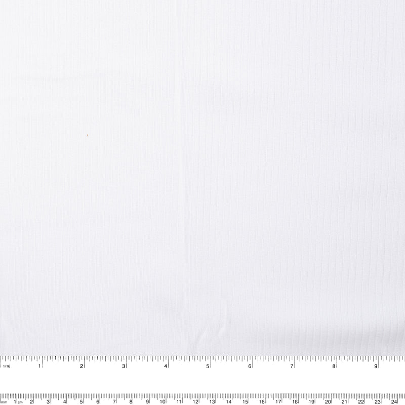 Rib Knit - OLLIE - 015 - White