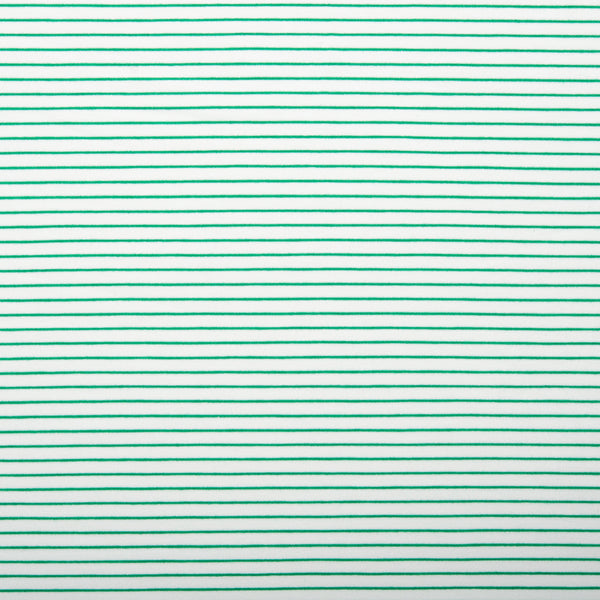 Striped Knit - 002 - White and Green