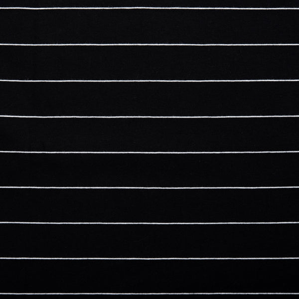 Striped Knit - 004 - Black and White