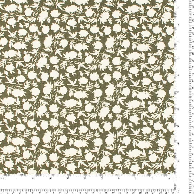 Printed Stretch Soft Knit - BETSY - 003 - Khaki
