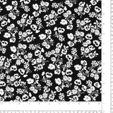 Printed Stretch Soft Knit - BETSY - 020 - Black