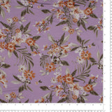 Printed Viscose Knit - LAYLA - 005 - Lilac