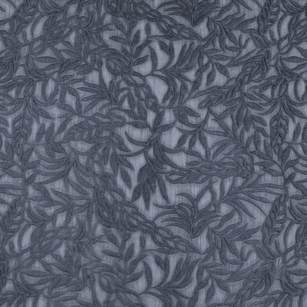 Embroidered Organza - CAROLINE - 004 - Grey