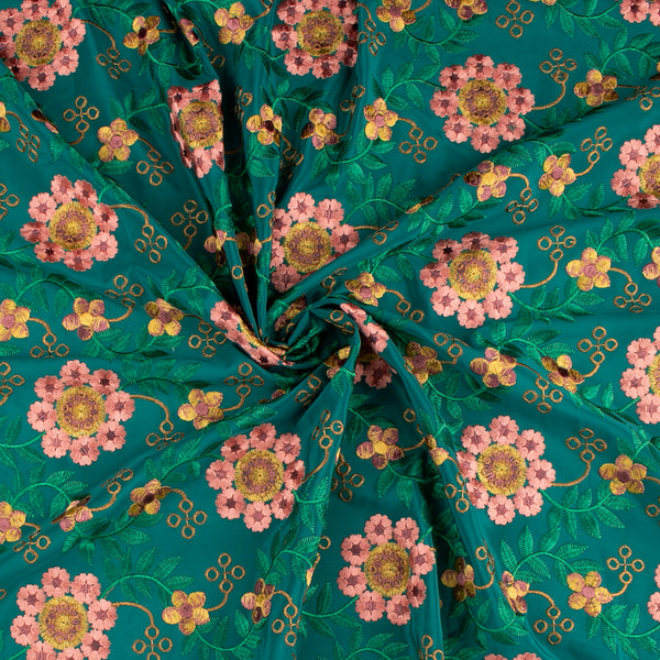 Fashion Embroidery - Bombay - 009 - Teal