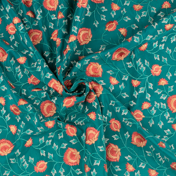 Fashion Embroidery - Bombay - 011 - Teal