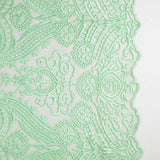 Embroidered Mesh - SIENNA - 008 - Mint