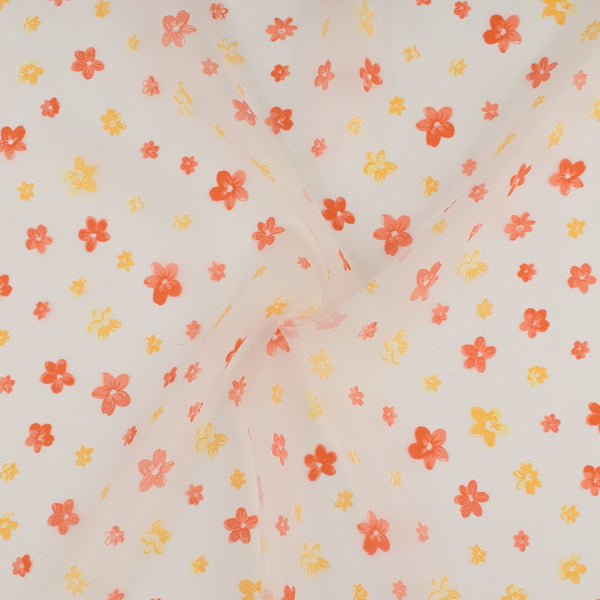 Printed Burnout Organza - JACQUELINE - Sunny Day