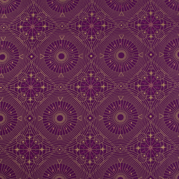 WINDHAM TREASURES - Printed Cotton - 008 - Purple