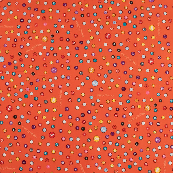 Coton Imprimé - LES TRÉSORS de WINDHAM - 018 - Orange
