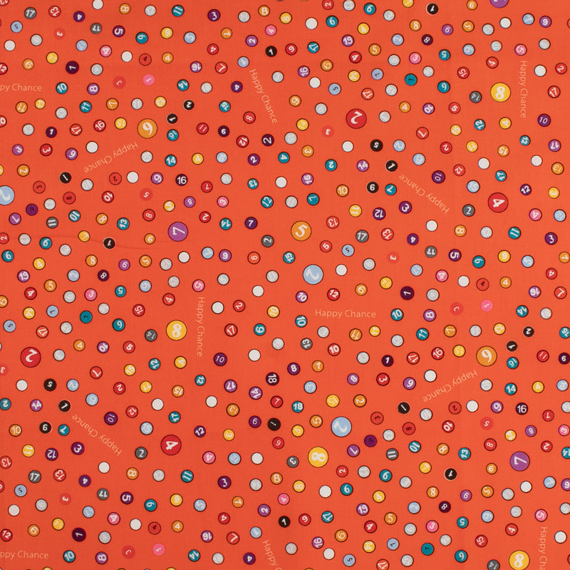 Coton Imprimé - LES TRÉSORS de WINDHAM - 018 - Orange