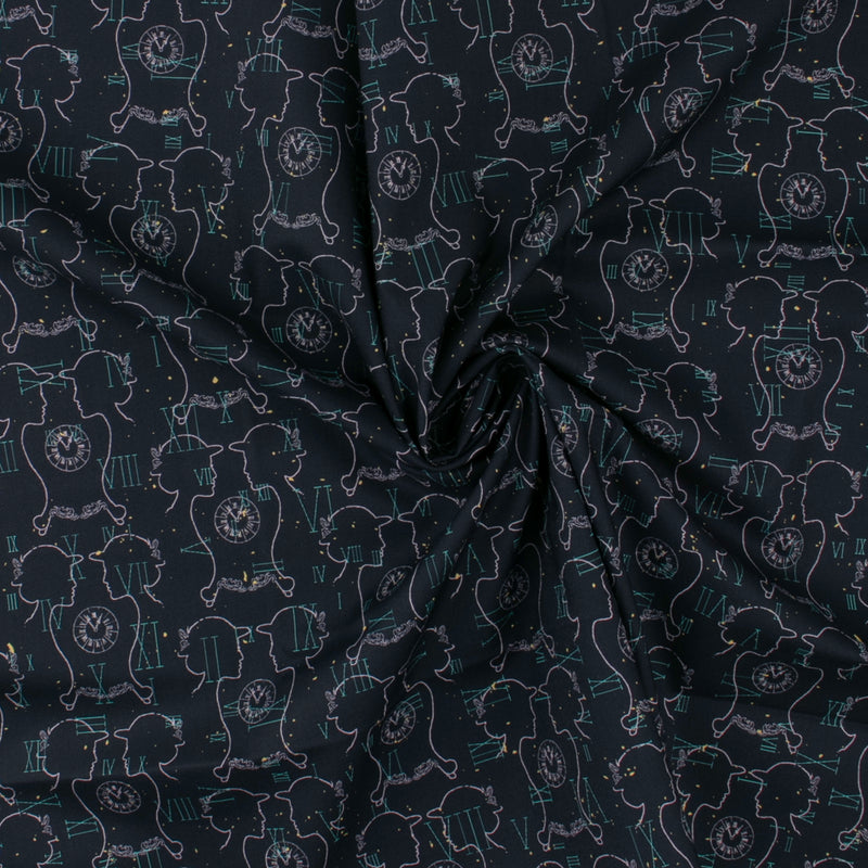 WINDHAM TREASURES - Printed Cotton - 035 - Navy