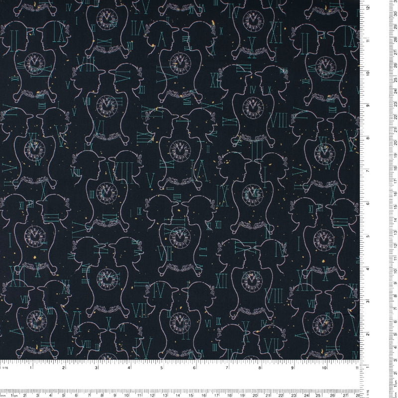 WINDHAM TREASURES - Printed Cotton - 035 - Navy