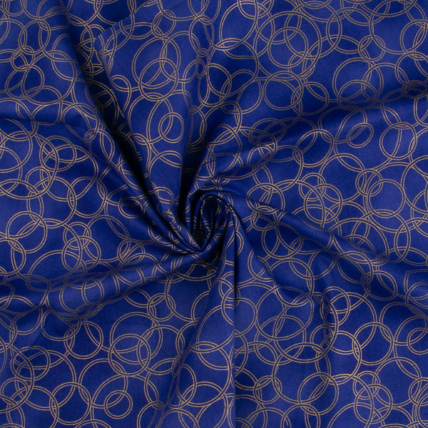 WINDHAM TREASURES - Printed Cotton - 056 - Blue